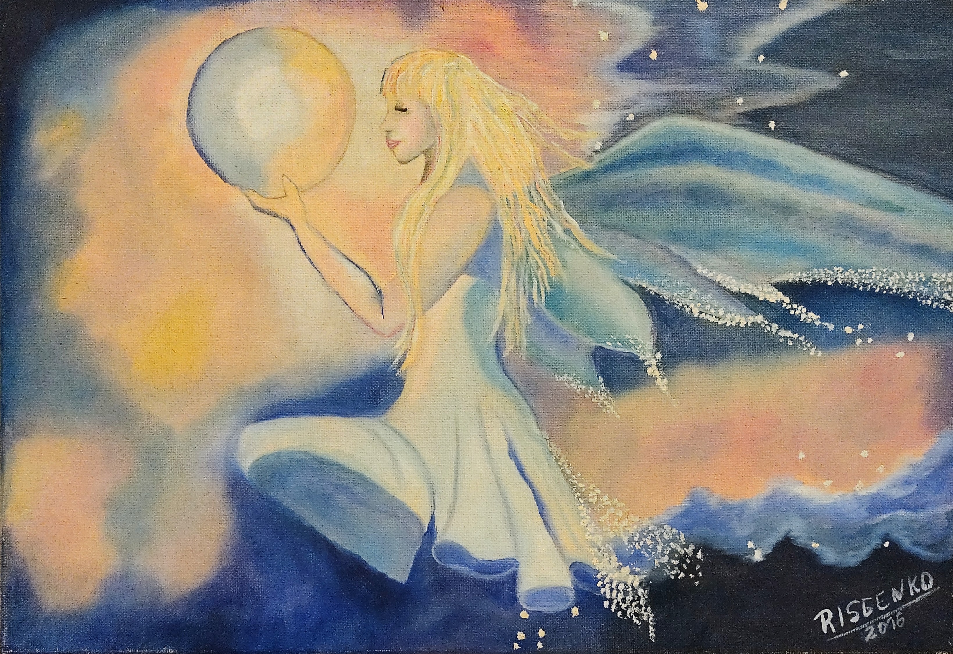 Hada, 35 x 50cm, oleo sobre bastidor